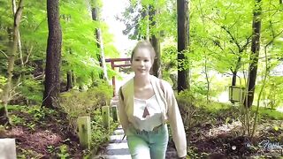 Crazy sex on a rainy hiking day