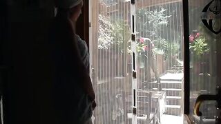 The gardener was penetrated by the homeowner's desire