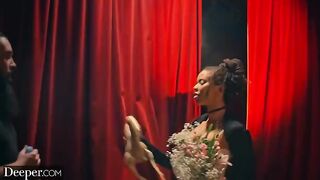 The guy fucked a sexy stripper Kira in her pussy at the party