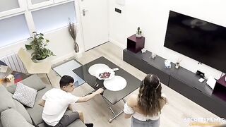 Guy caught his stepsis watching porn, she helped him out