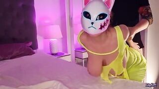 I was invited by a hot busty babe, but she got totally destroyed!