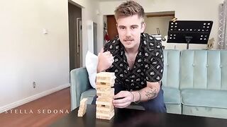 Two handsome guys fucked my sister's two girlfriends on the bed