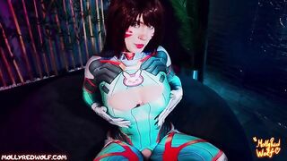 Overwatch NERF THIS! Dva gets triple damage - a steamy cosplay twist on the classic vid