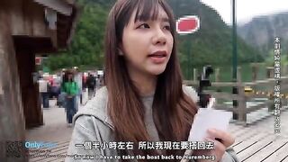 Hot Asian teen gets fucked hard in a steamy vlog from Germany