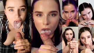 The best cumshot compilation with intense blowjob scenes, showcasing passion and heat