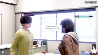 3D Hentai School Girl Yuna Room Girl All Sex Scenes -2-