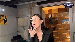 Guy spied on his stepmom in the shower and fucked her hard - raw and real