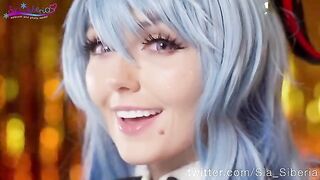 Merry Christmas with sweet Ganyu Sia Siberia, featuring daring cosplay