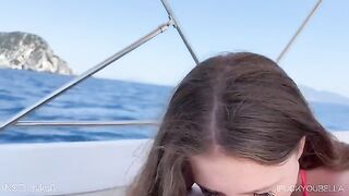 Bella Crystal cheats on her BF with his friend on a yacht