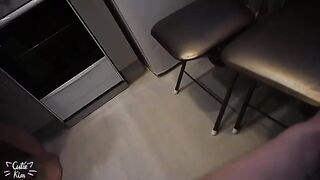 A cute schoolgirl met a guy and got intimate with him