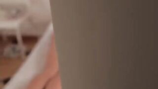 A girl was being massaged by her neighbor, who turned out to be a fake masseur
