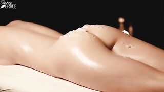 Massage finished with a creamy delight, just like in the best Babes videos