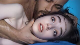 SHY TEEN TRIED DADDY'S BIG COCK, EYES ROLLED BACK