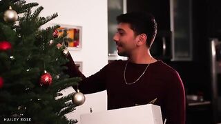 The Christmas surprise for the young couple was unexpected