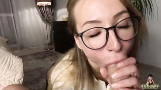 The boss fucked his young secretary after work hard