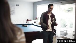 Star Quarterback Makes a Virgin Reporter Cum After Fucking Her in this Pure Taboo Exclusive