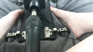 I Plugged My Hole with a Machine That Grinds the Clit and Pussy