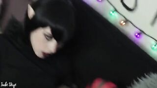 Vampire Mavis from Hotel Transylvania 2 gets fucked and swallows cum