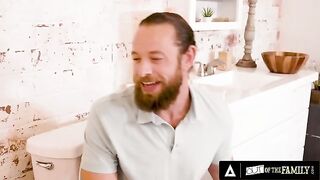 Bathroom sex with Laney Grey and her stepbrother, he barely took her