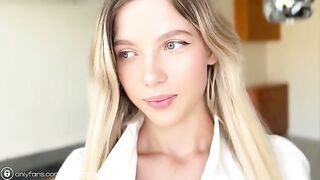 The guy cum on naked pics of his hot student-neighbor and gave a huge cumshot on her face