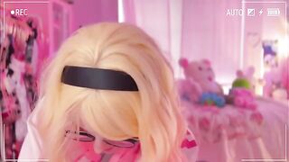 SpiderGwen makes a blowjob and uses her tight pussy in an intense scene