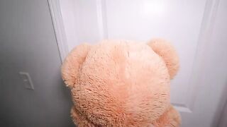 My petite step sister dominates me for spying on her and masturbating