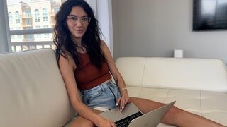 Horny step siblings tried to do a nudism at their home