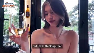 A cute 18-year-old girl met a rich guy and fucked on the first date