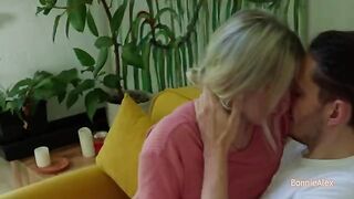 Non PIV Sex. A guy finished with a passionate handjob and cumshots