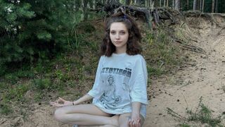I met the best yoga teacher and showed off her skills that very day