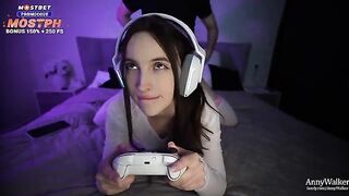 Gamer’s stepsister gets fucked after playing too many games