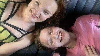 Crazy anal bus orgy with hot teenage girl
