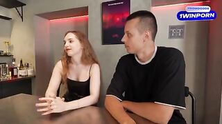 Bartender seduces the bride with a big cock