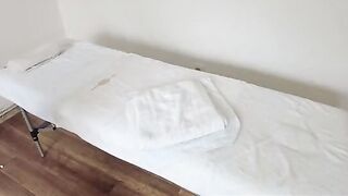 A masseur fucked a young girl while her husband waited outside