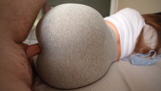 My step sister caught me jerking off and we fucked