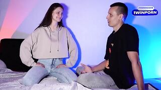 The host of the YouTube show asks adult star to name her favorite position