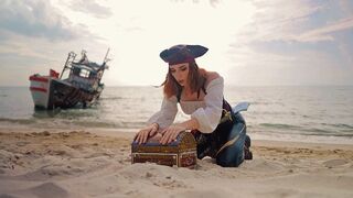 The true treasure was under Captain Sweetie Fox's panty, a thrilling find