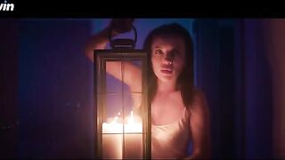 A hot mature woman was fucked by a young man on Halloween night