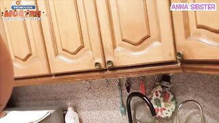 An angry roommate turned into a darling after seeing my cock