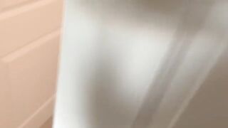 Spying on the hot Goth step sister with big natural tits is a tempting habit