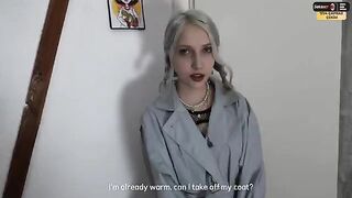 A random girl scared me, but it was a nymphomaniac and we fucked