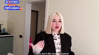 The disgruntled neighbor gets fucked hard by the handsome guy