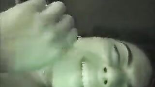 A hot brunette has sex at home, showcasing her natural charm in bed