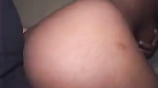 A cute girl has real sex with a negro lover