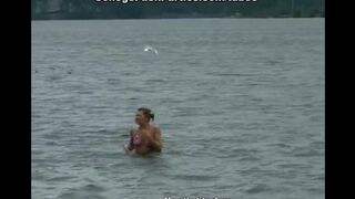 Sex of four Russian students in nature ended with a powerful finish