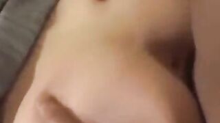 A hairy pussy of a reckless girl was fucked by her brother