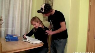 A girl gave herself to her brother in a steamy encounter