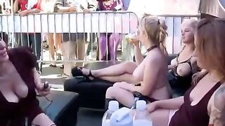 The guy fucked on the street hard without hiding anything