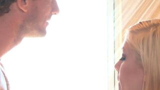 Young couple engaged in passionate shower sex
