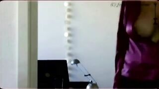 Peeping through big tits with a hidden camera is eponer’s specialty